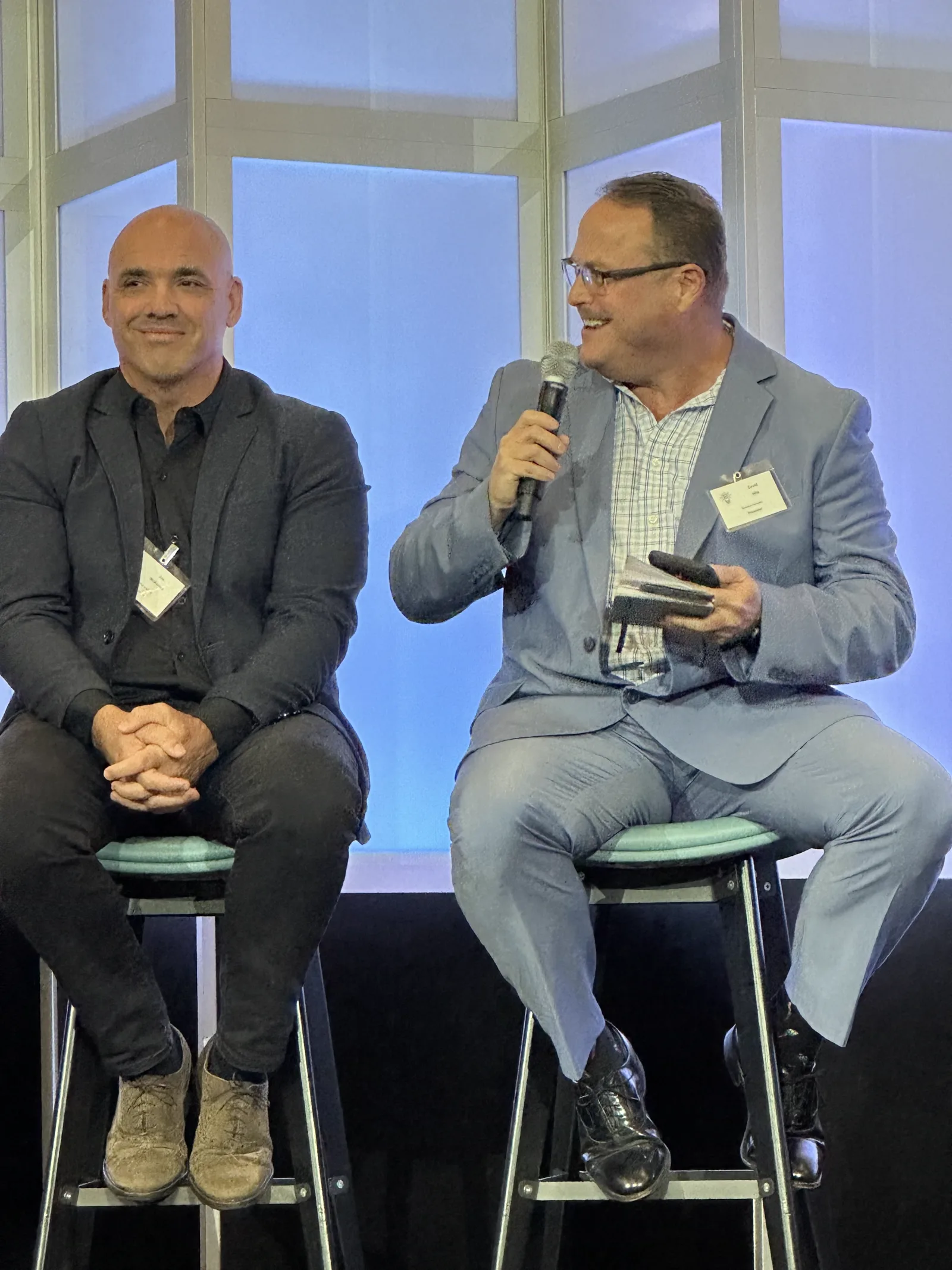 Live professional panel conversation